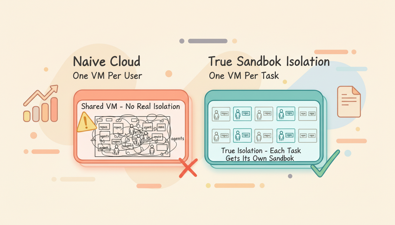 Naive Cloud vs True Sandbox Isolation